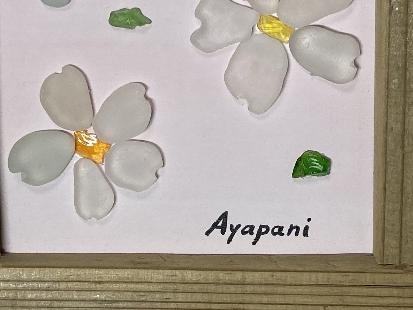 シーグラスアート「桜満開」 - AYAPANI-ART'S GALLERY | minne byGMO