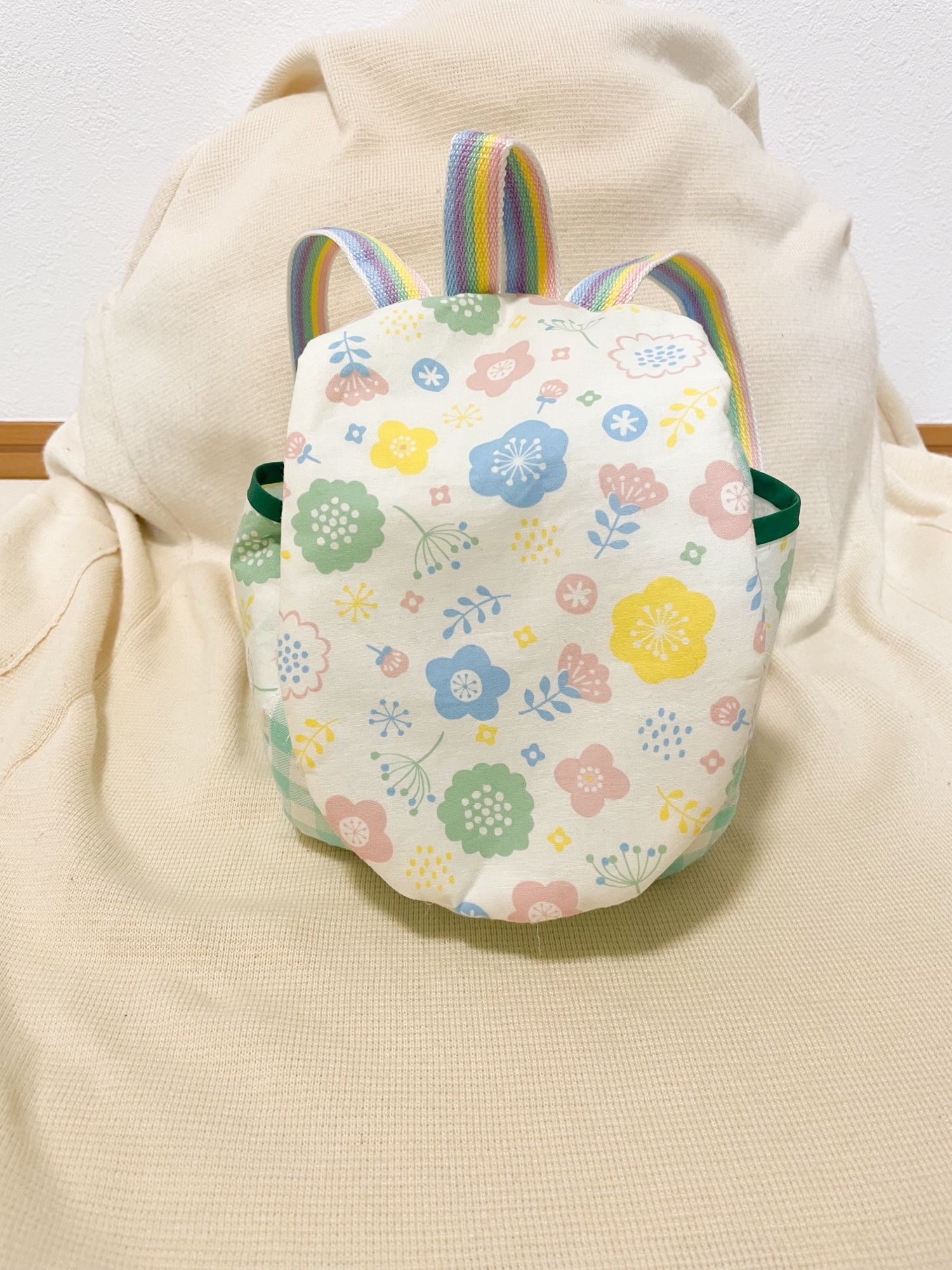 Suzuna 　オーダーメイド　ベビーリュック DOT LACE]世界にひとつの名入れベビーリュック【4colors】ドット