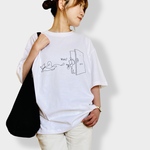 ２４・Tシャツ「散歩行くとき帰るとき」ホワイト