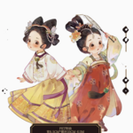 Chinese style　古風　可愛い女の子♡PETマスキングテープ YYH