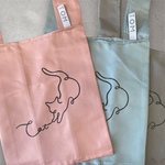 〈スモーキーピンク〉ネコエコバッグ/プレゼント