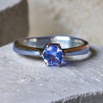 SALE＊天然アイオライト　指輪＊12号　SV