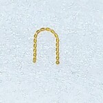 K24純金 極細　フックピアス　1ｐc 片耳分