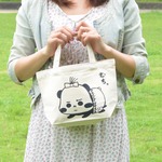 むちっ！としたぱんバック（パンダのランチバッグ/トートバッグ）ナチュラル