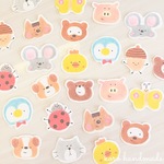 どうぶつフレークシール