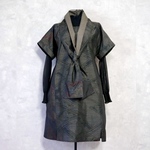 着物リメイクチュニック&ストール〜四季で心地良い上質大島紬素材〜kimono remake tunic & stall よかびより