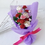 【特集掲載】枯れない花束☆薔薇とカーネーション🌹母の日ギフト（ペーパークイリング、クイリング、ペーパーフラワー）