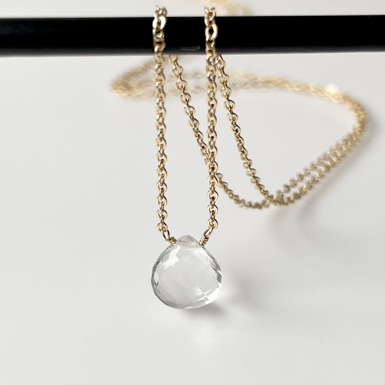14kgf クリスタル - Crystal Quartz Necklace