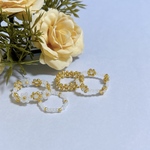 ビーズリング (Gold&White)
