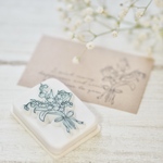 消しゴムはんこ♡スズランのブーケ♡