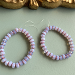 【1連30コセット】JIRI＊IVANA#czech beads#チェコビーズ　rondel5✖️3㍉ milk/pink bronze24m