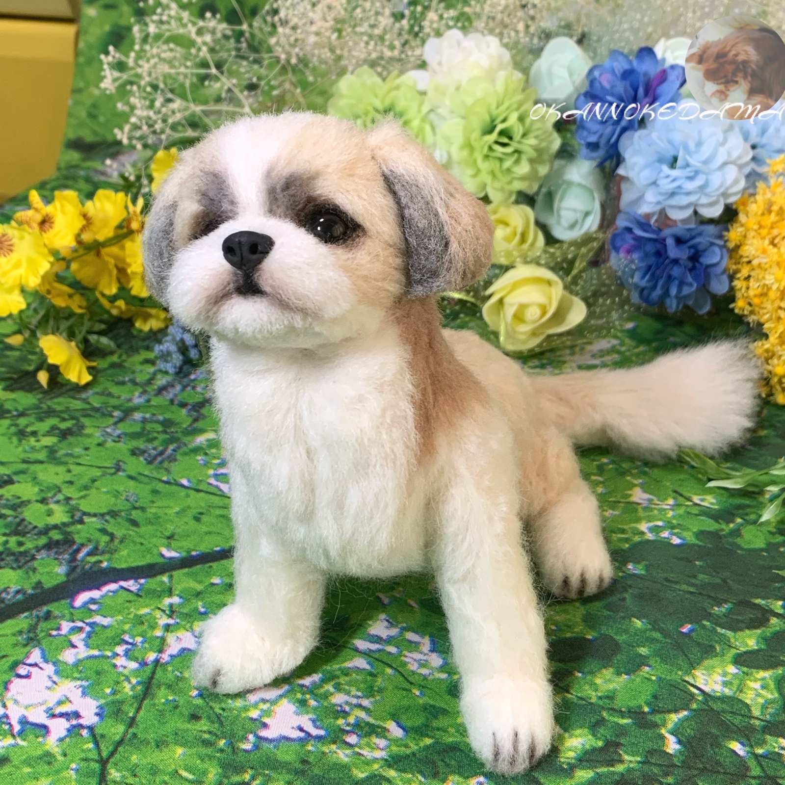 3D犬 愛犬 オーダーメイド 羊毛フェルト ダックス チワワ 犬 - OKAN