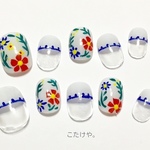 再販×５☆チロリアンネイルチップ
