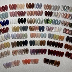 貳栗|ワンカラーネイルチップ　サイズオーダー　フットネイル