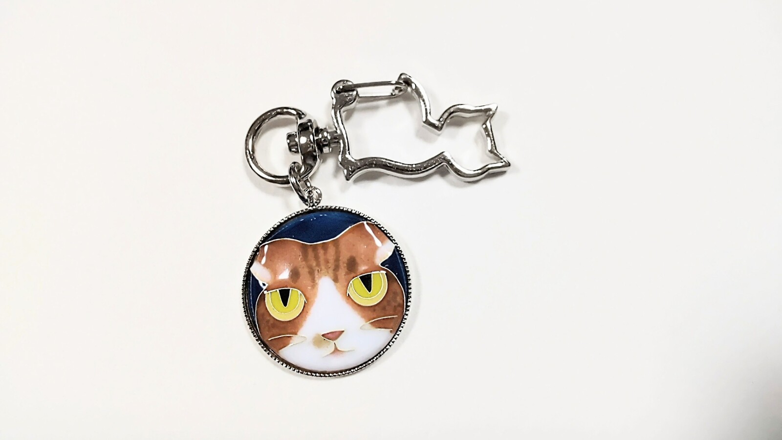 七宝焼き【受注制作】猫の両面回転ペンダント - 猫七宝ヒロミ | minne