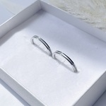 クリスマス ホワイトシルバーシェルリング＊ 貝殻 ペアリング マリッジリング 結婚指輪 刻印  マリッジリング 指輪 ステンレス316L クリスマス 〈2本価格〉