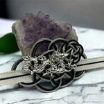 3898真田紐＆龍の帯留め 水引細工 帯締め 和装小物