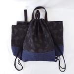 【aoaoma-am様専用】迷彩柄/ブラック系 レッスンバッグ&上靴入れ&体操服入れ 3点セット