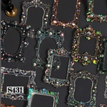 送料無料【S431コラージュ素材】海外PETシール　ヴィンテージ  フレーム　ジャンクジャーナル　手帳　レトロ　バレット