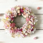 ♡母の日♡カーネーションとチューリップの春満開リース(5/12以降発送)