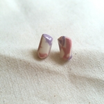 陶器のピアス＊樹脂ピアス
