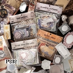 ◉SALE◉送料無料【P232コラージュ素材】海外紙モノ フレーク　デザインペーパー　ジャンクジャーナル　手帳　バレット