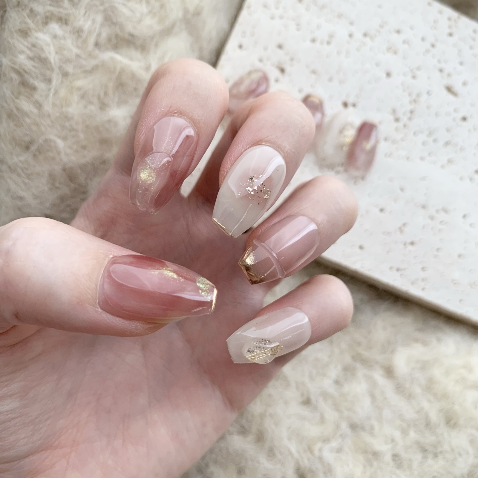 ??? ???? ﾈｲﾙﾁｯﾌﾟ ニュアンスネイル 春ネイル 冬ネイル ネイル 