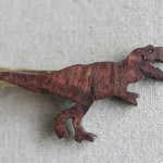 木製 ティラノサウルス ネクタイピン
