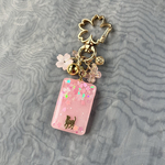 【のんびり桜日和】〜にゃんこver〜キーホルダー