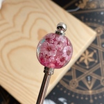 桜のとんぼ玉のかんざし