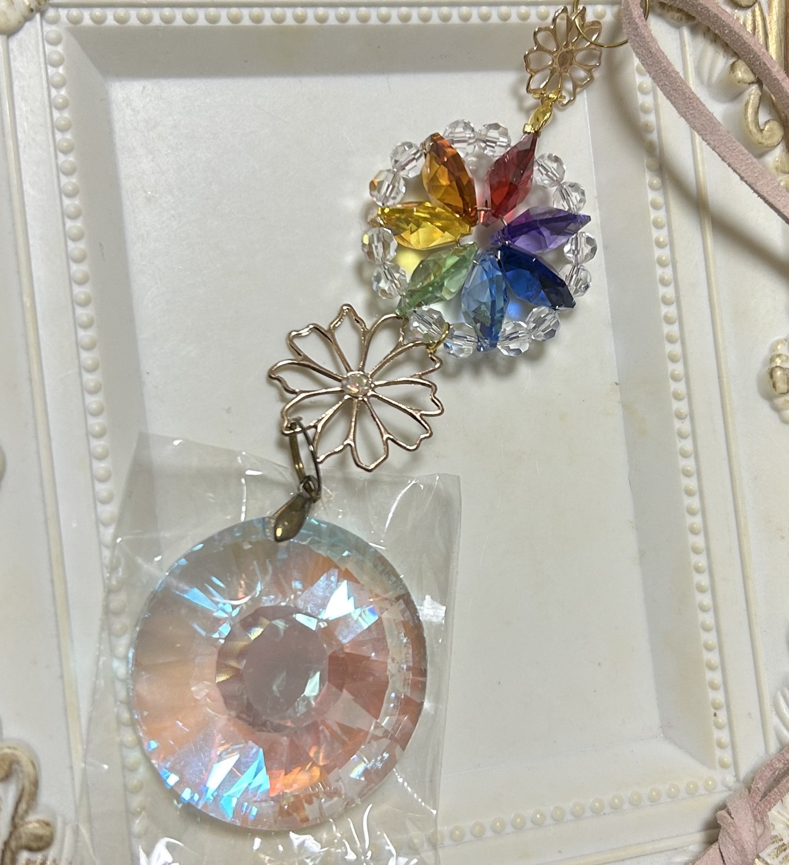 H様•*¨*•.¸♬︎ハンドメイドスワロフスキーキーホルダー6点 嵐スワロフスキー ハンドメイド キーホルダー の通販 by Sw❤&M