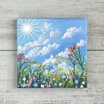 プチキャンバス絵画シリーズ♡アクリル画《原画》✴︎ Sunshineの中で ✴︎