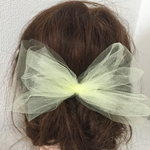 小さめチュールリボン