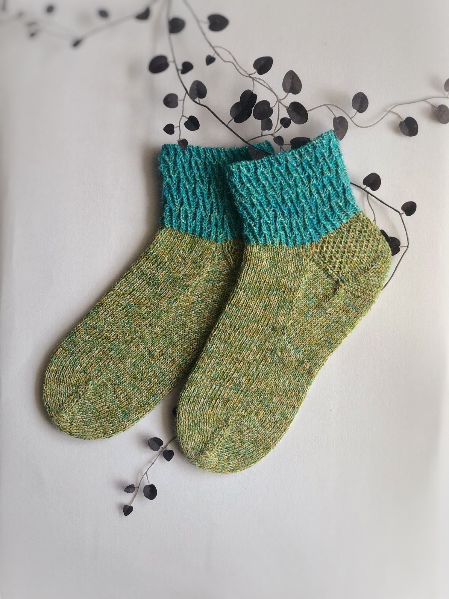 モヘア入り手編み靴下 - Nuk_ Ito | minne byGMOペパボ 国内最大級の