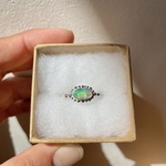 12号【✖︎サイズ調整不可】《silver925》sparkling opal ring ❁