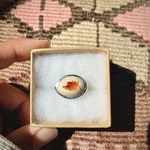 約13号【✖︎サイズ調整不可】《silver925》oval stone ring ❁