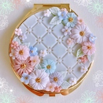 マーガレットのお花ミラー/グリーン