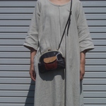 本革・がま口ショルダーバッグ