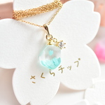 花筵のminiminiネックレス〜ミント〜