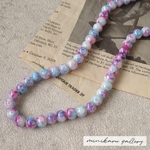 40pcs)samidare ajisai iro glass beads