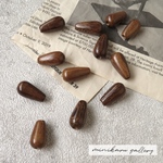 8pcs)wood drop beads 
