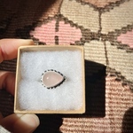 約15号【✖︎サイズ調整不可】《silver925》sakura drop✴︎stone ring ❁