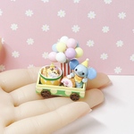 ミニチュア　小さなサーカス（イエロー）　ハンドメイド