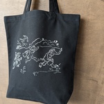 【トートバッグ】鳥獣戯画トートバッグ