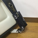 ランドセル用 キーケース☆リール式 イカリ柄 アンカーマーク