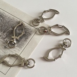 【5個】モチーフナスカン　ペンギン　シルバー