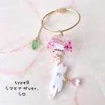 ぶら下がりにゃんこ シマエナガ桜ver.シロ