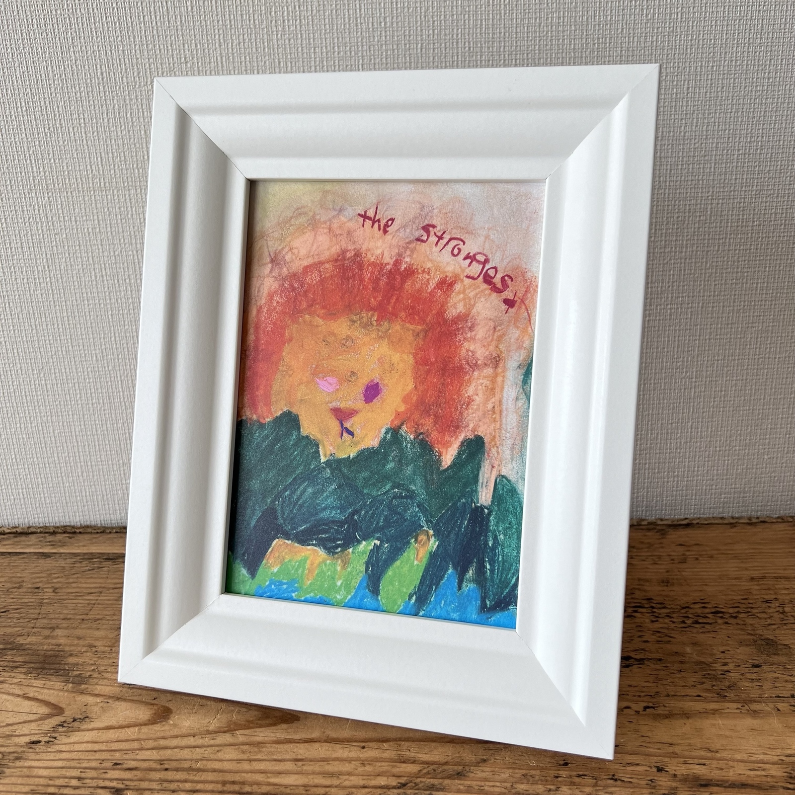 ○『西湖から陽色に染まる朝日の富士山』がんどうあつし油絵原画