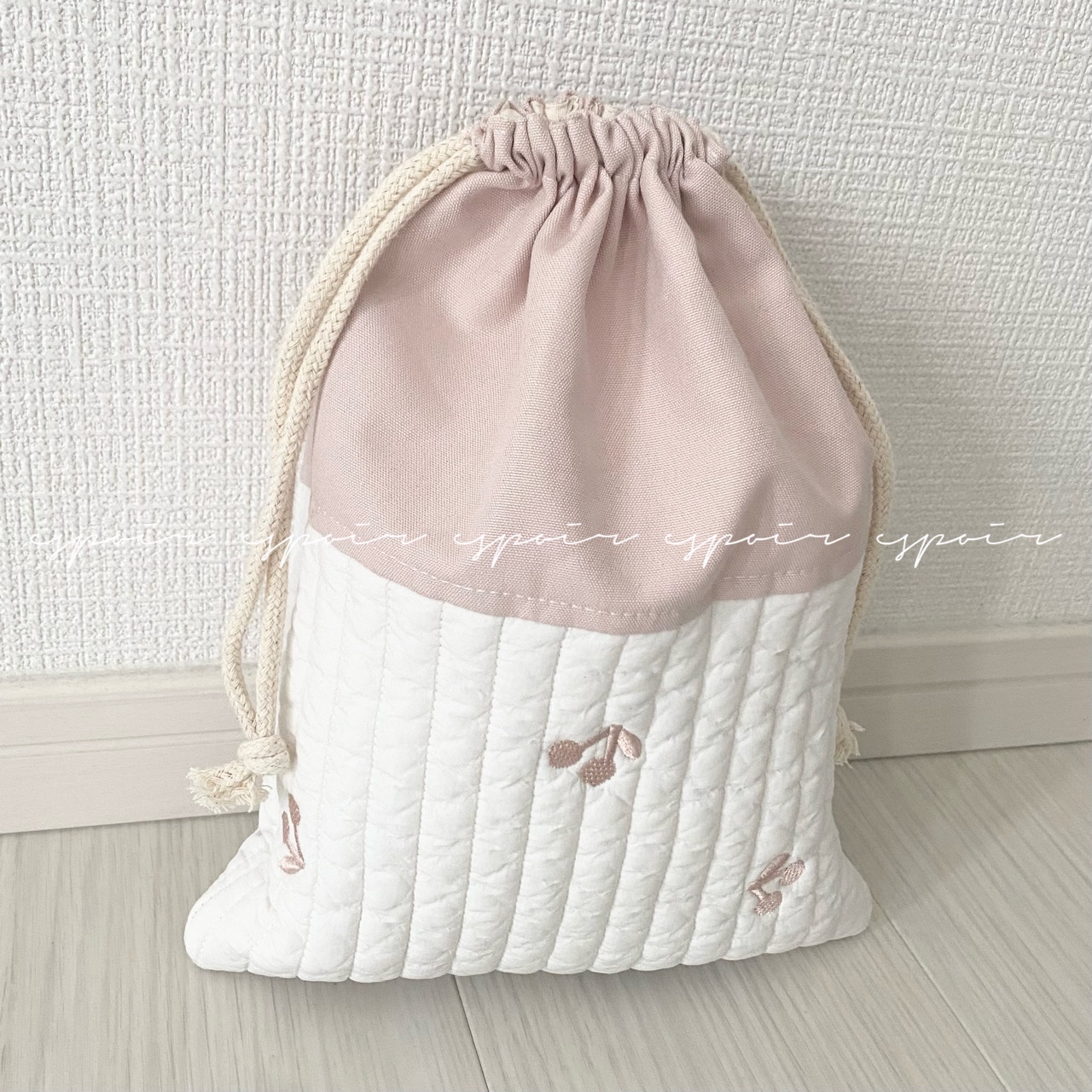 入園入学/レッスンバッグ・通園バッグ(さくらんぼピンク柄