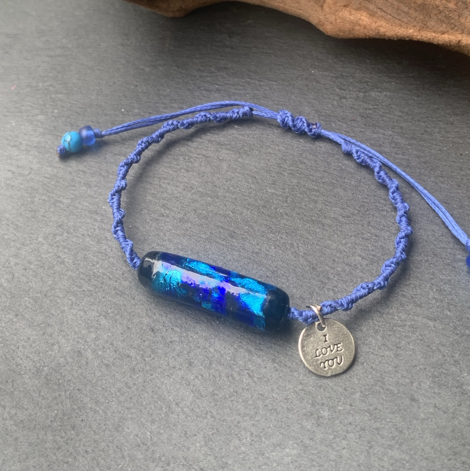 空ハンドメイド໒꒱とんぼ玉の森のくまさんブレスレット 空ハンドメイド໒꒱とんぼ玉の森のくまさんブレスレット 空